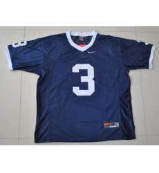 Nittany Lions #3 Navy Blue Embroidered NCAA Jersey
