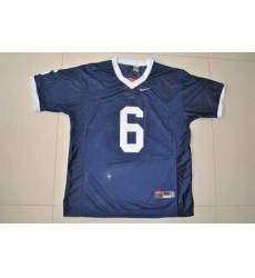 Nittany Lions #6 Navy Blue Embroidered NCAA Jersey