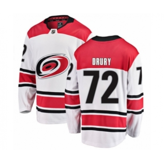 Men's Carolina Hurricanes #72 Jack Drury Authentic White ...