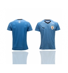 Uruguay Home 2018 FIFA World Cup Thailand Soccer Jersey