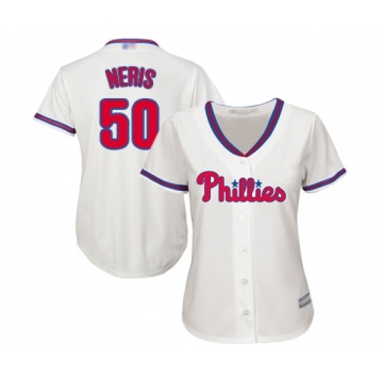 Women's Philadelphia Phillies #50 Hector Neris Replica ...