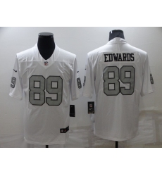 Men's Oakland Raiders #89 Bryan Edwards White Gray Team Color Vapor Untouchable Limited Jersey