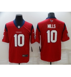 Men's Houston Texans #10 Davis Mills Red Vapor Untouchable Limited Stitched Jersey