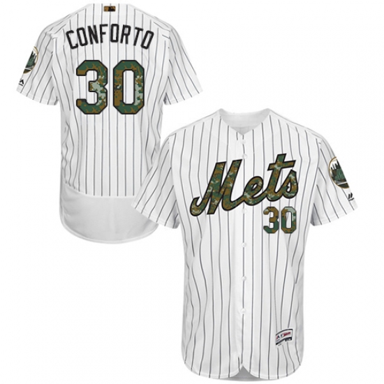 Men's Majestic New York Mets #30 Michael Conforto ...