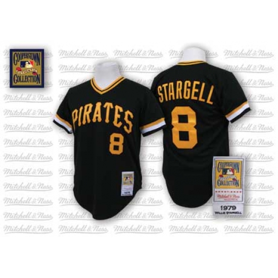 Men's Mitchell and Ness Pittsburgh Pirates #8 Willie ...