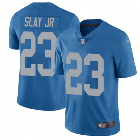 Men's Nike Detroit Lions #23 Darius Slay Elite Blue Alternate NFL ...