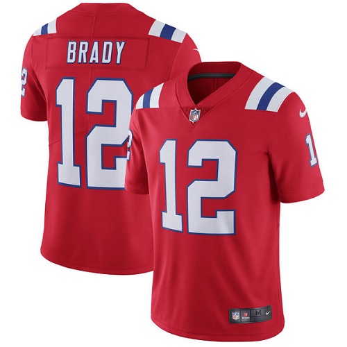 tom brady alternate red jersey