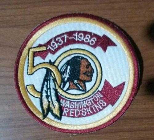 Stitched NFL Washington Redskins 1937-1986 50TH Patch