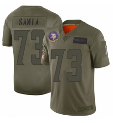Women's Minnesota Vikings #80 Cris Carter Limited Camo 2019 Salute to Service Football Jersey