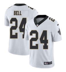 Men's Nike New Orleans Saints #24 Vonn Bell White Vapor Untouchable Limited Player NFL Jersey