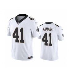 Men's New Orleans Saints #41 Alvin Kamara White 2023 F.U.S.E. Vapor Untouchable Limited Stitched Jersey