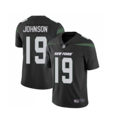 Youth New York Jets #19 Keyshawn Johnson Black Alternate Vapor Untouchable Limited Player Football Jersey