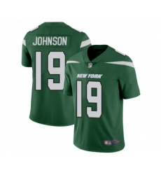 Youth New York Jets #19 Keyshawn Johnson Green Team Color Vapor Untouchable Limited Player Football Jersey