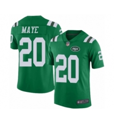 Men's New York Jets #20 Marcus Maye Elite Green Rush Vapor Untouchable Football Jersey