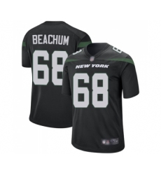 Men's New York Jets #68 Kelvin Beachum Game Black Alternate Football Jersey