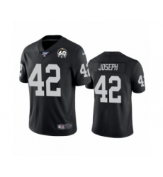 Youth Oakland Raiders #42 Karl Joseph Black 60th Anniversary Vapor Untouchable Limited Player 100th Season Football Jersey