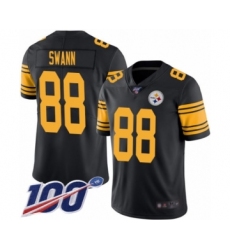 Youth Pittsburgh Steelers #88 Lynn Swann Limited Black Rush Vapor Untouchable 100th Season Football Jersey