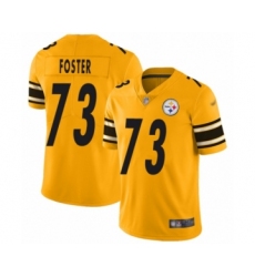 Women's Pittsburgh Steelers #73 Ramon Foster Limited Gold Inverted Legend Football Jersey