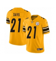 Youth Pittsburgh Steelers #21 Sean Davis Limited Gold Inverted Legend Football Jersey