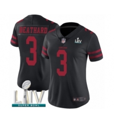 Women's San Francisco 49ers #3 C. J. Beathard Black Vapor Untouchable Limited Player Super Bowl LIV Bound Football Jersey