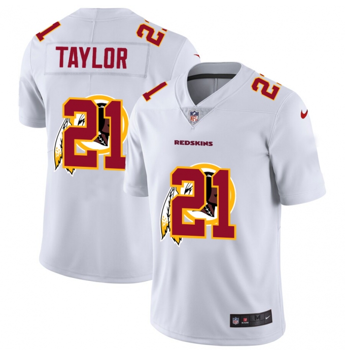 Men's Washington Redskins #21 Sean Taylor White Nike White Shadow Edition Limited Jersey