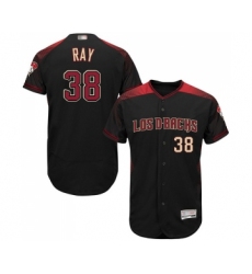 Men's Arizona Diamondbacks #38 Robbie Ray Black Alternate Authentic Collection Flex Base Baseball Jersey