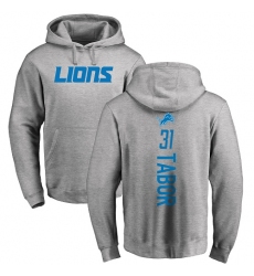 NFL Nike Detroit Lions #31 Teez Tabor Ash Backer Pullover Hoodie
