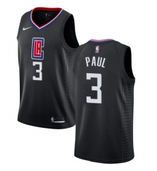 Women's Nike Los Angeles Clippers #3 Chris Paul Swingman Black Alternate NBA Jersey Statement Edition