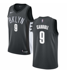 Women's Nike Brooklyn Nets #9 DeMarre Carroll Authentic Gray NBA Jersey Statement Edition