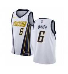 Men's Nike Indiana Pacers #6 Cory Joseph White Swingman Jersey - Earned Edition