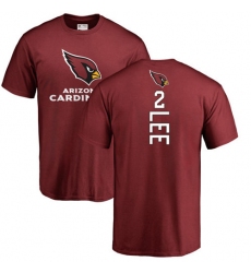NFL Nike Arizona Cardinals #2 Andy Lee Maroon Backer T-Shirt