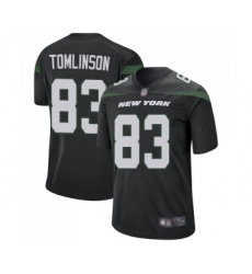 Men's New York Jets #83 Eric Tomlinson Game Black Alternate Football Jersey