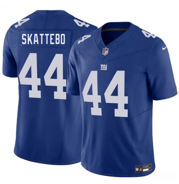 Men's New York Giants #44 Cam Skattebo Blue 2025 Draft F.U.S.E. Vapor Untouchable Limited Football Stitched Jersey