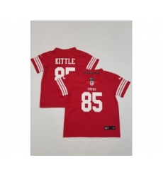 Toddler San Francisco 49ers #85 George Kittle Limited Red Vapor Stitched Jersey