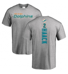 NFL Nike Miami Dolphins #2 Matt Haack Ash Backer T-Shirt