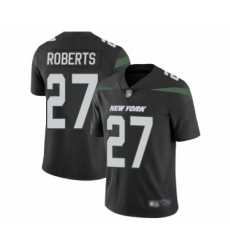 Youth New York Jets #27 Darryl Roberts Black Alternate Vapor Untouchable Limited Player Football Jersey