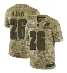 Men's Nike Philadelphia Eagles #26 Jay Ajayi Limited Camo 2018 Salute to Service NFL Jersey