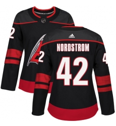 Women's Adidas Carolina Hurricanes #88 Martin Necas Premier Black Alternate NHL Jersey