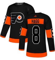 Youth Adidas Philadelphia Flyers #8 Robert Hagg Premier Black Alternate NHL Jersey