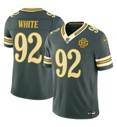 Men's Green Bay Packers #92 Reggie white Dark Green 2026 F.U.S.E. Rivalries Collection Limited Football Stitched Jersey