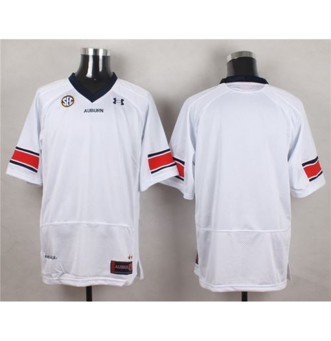 NCAA Auburn tigers bkank white jersey