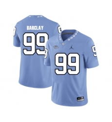North Carolina Tar Heels 99 George Barclay Blue College Football Jersey