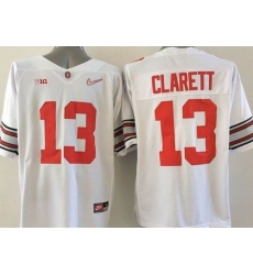 Ohio State Buckeyes #13 Maurice Clarett White Stitched NCAA Jersey