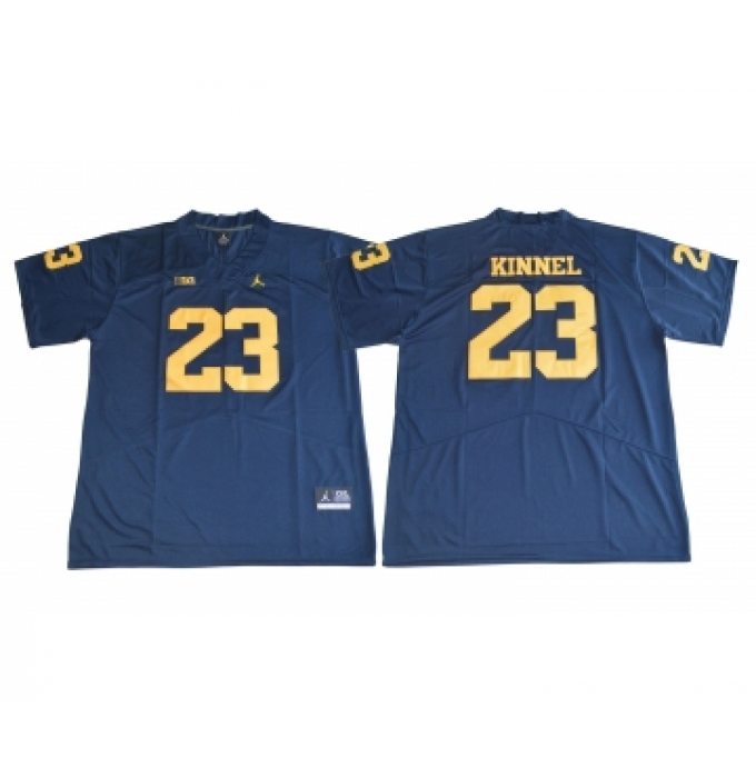 Michigan Wolverines 23 Tyree Kinnel Navy College Football Jersey