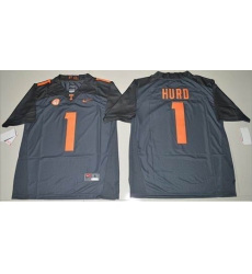 Tennessee Volunteers #1 Jalen Hurd Grey Limited Stitched NCAA Jersey
