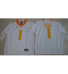 Tennessee Volunteers #1 Jalen Hurd White Limited Stitched NCAA Jersey