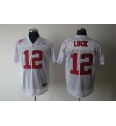 NCAA Stanford Cardinals #12 Andrew luck white