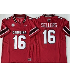 Men's South Carolina Fighting Gamecocks #16 LaNorris Sellers Red 2026 F.U.S.E. Stitched Jersey