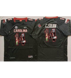 South Carolina Fighting Gamecocks #14 Connor Shaw Black Player Fashion Stitched NCAA Jersey