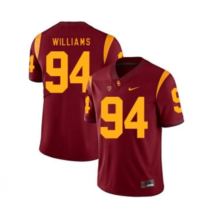 USC Trojans 94 Leonard Williams Red College Football Jersey